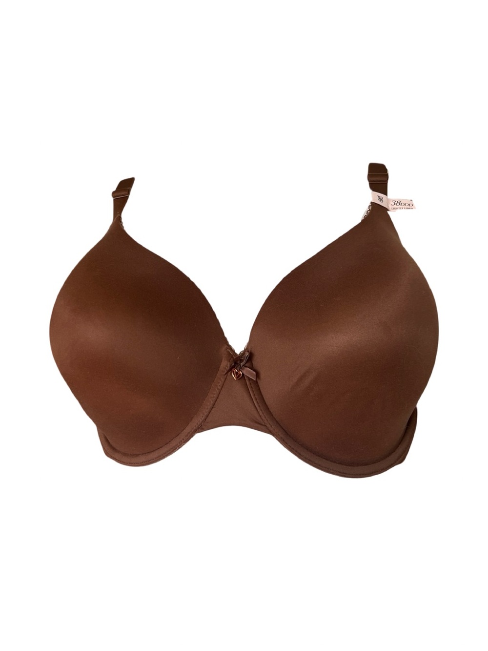 NEW Victoria's Secret Bra Brown Lightly Lined Underwire Womens Size 38DDD